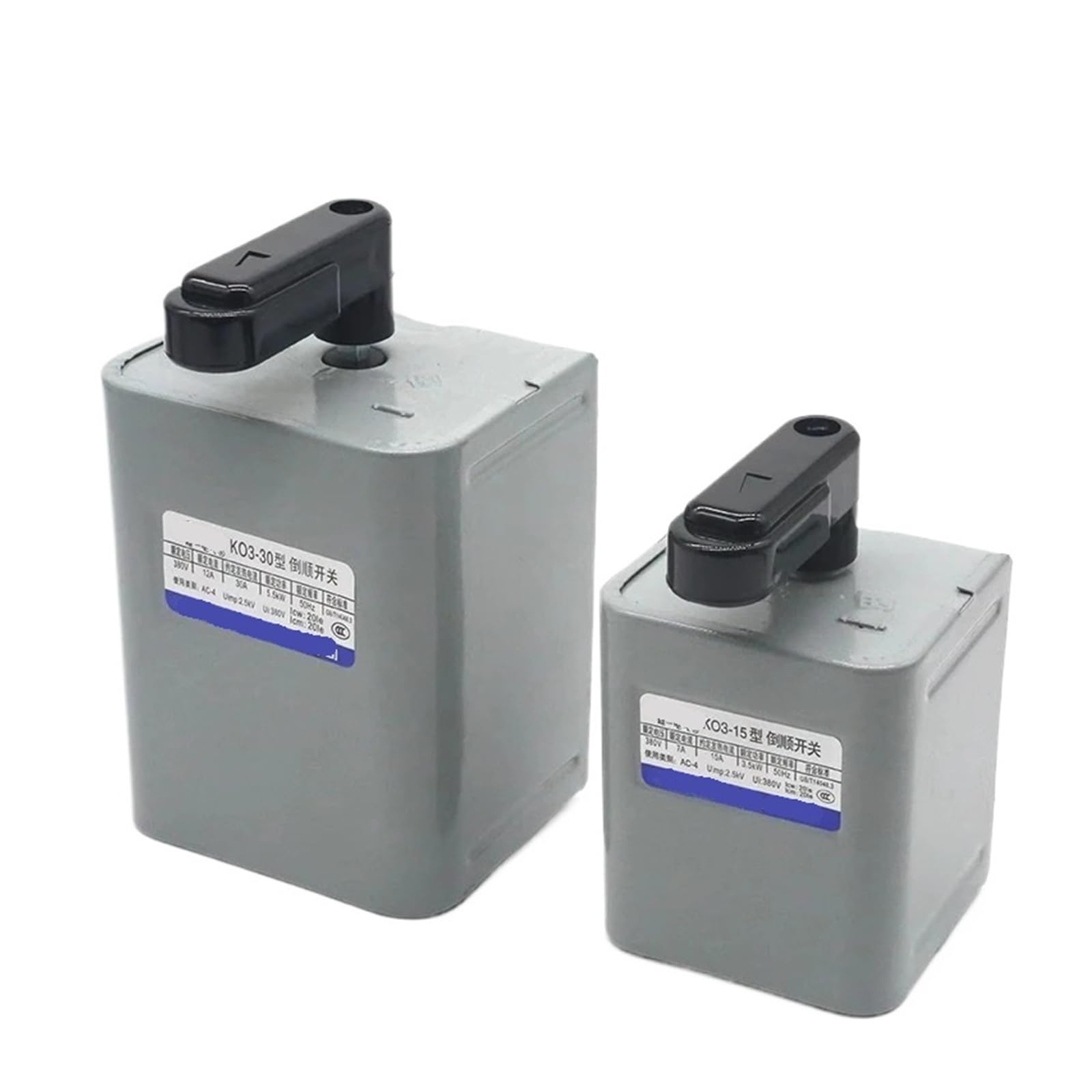 Amazon.co.jp: リバーススイッチ KO3-15A/30A 三相正逆 220V/380V(KO3