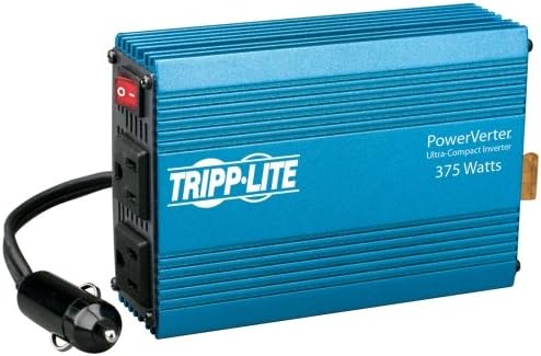 Tripp Lite PowerVerter 375-Watt Ultra-Compact Inverter - 12V DC - 120V AC - Continuous Power:375W