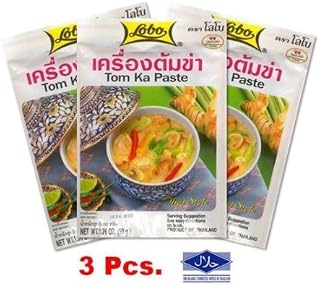 Tom Ka Paste Thai Food 50g. Quality X3 Pcs. Save ! (Coconut Chicken Soup) Halal