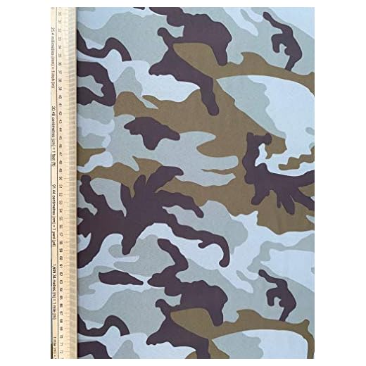 1 meter – polyester grå grön svart kamouflagetyg **Gratis post** Japanskt Qkt 4000 material ökenkostym klädsel hantverk kamouflage tyg 150 cm / 60 tum bred