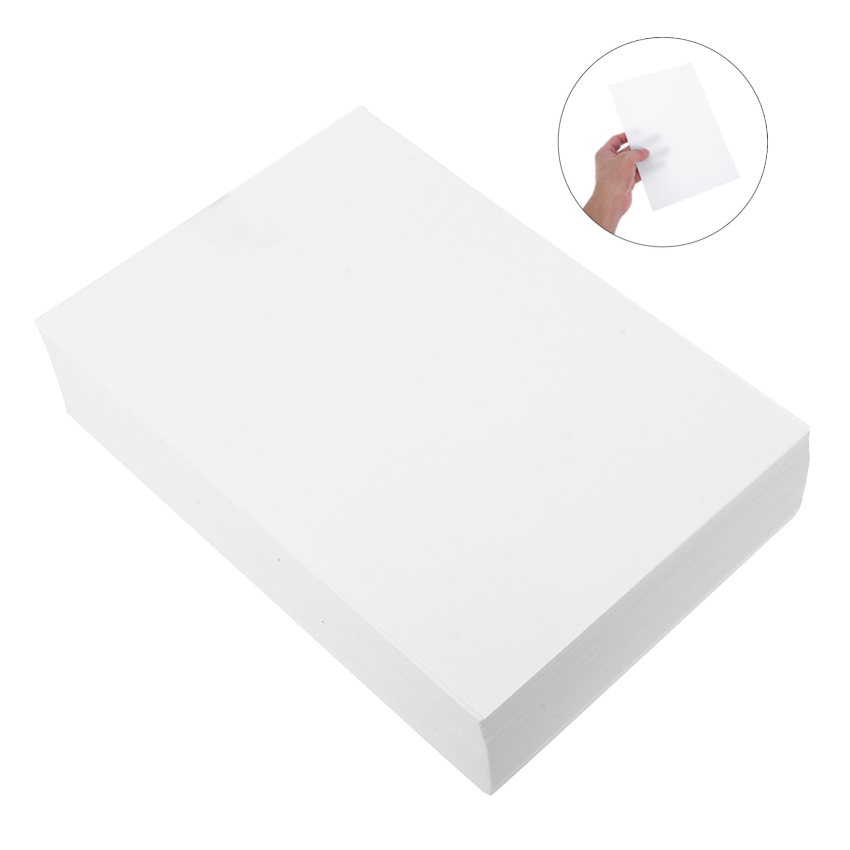 500 Stück Druckerpapier Hochweiß Multipurpose für Doppelseitigen Druck Büro und Künstler Geeignet