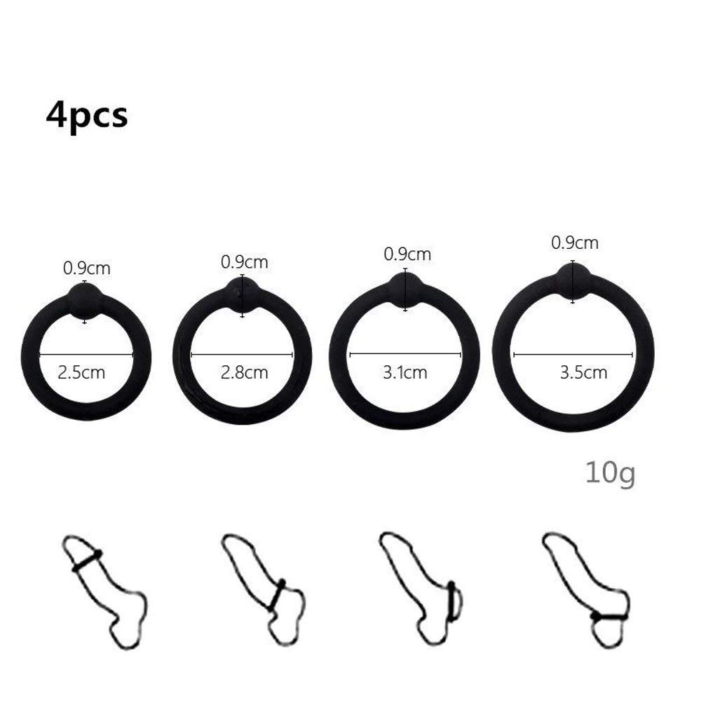 EROSPA Eichelring Vorhaut-Zurck-Haltering Foreskin Cockring Penisring  Glansring 4er Set : Amazon.de: Drogerie & Krperpflege