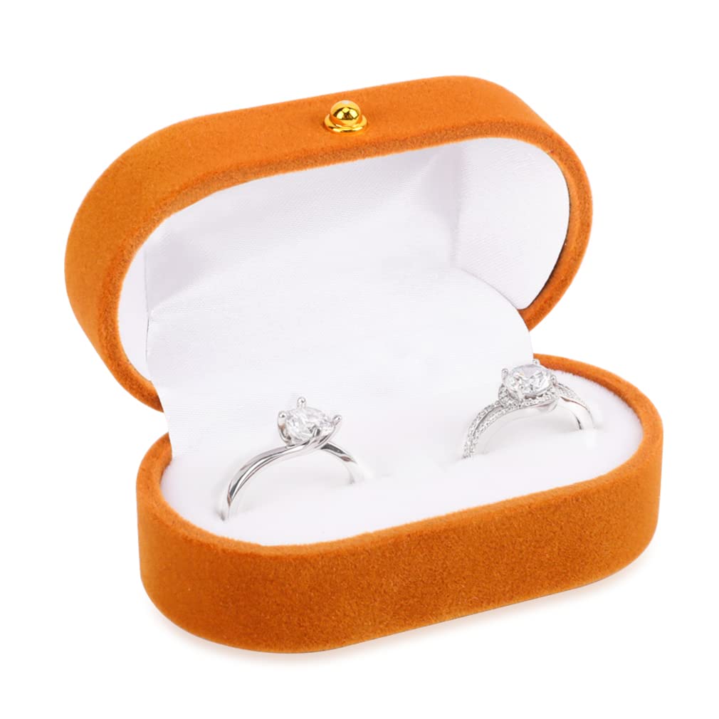 Amazon.co.jp: iSuperb カプセル リングボックス オレンジ ロイヤル