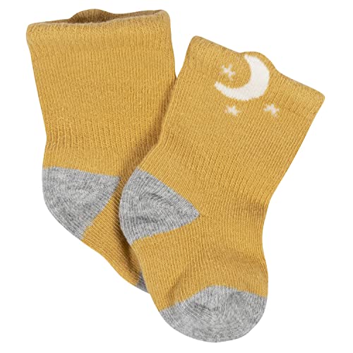 Image of Gerber Baby 8-Pair Organic Wiggle Proof Sock