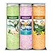 Produktbild Nortembio Epsom Salz Set 3 x 430 g. Vanille, Rosen und Zitronenaroma. Hydratisiert mit Vitamin C und E. Badesalz, Aromatherapie, Floatingtherapie. E-Book Inklusiv.