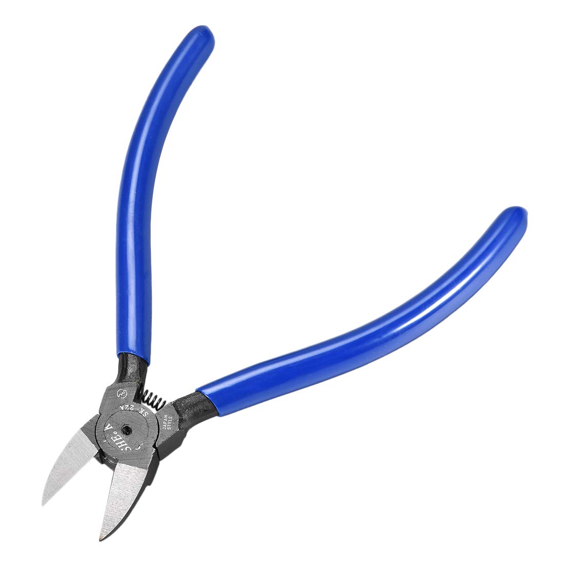 uxcell Diagonal Cutting Pliers 6 Inch Side Cutting Wire Cutter SpringLoaded with Blue AntiSlip