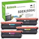 Aztech Compatible Toner Cartridge Replacement for HP 508X CF360X 508A CF360A M553 for HP Color...