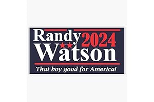 Randy Watson 2024 Bumper Sticker Vinyl Decal 5"