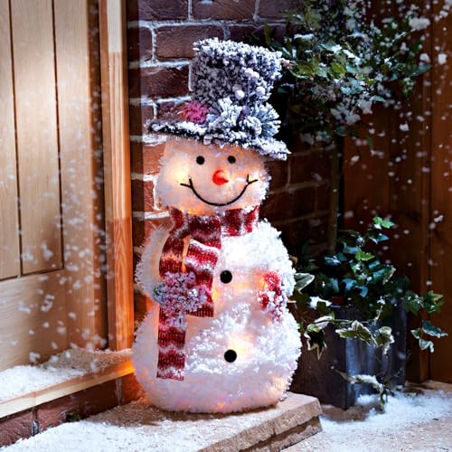 3 Pagen® LED Schneemann „Frosty“ – stimmungsvolle...