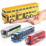 COOL UND AUFREGEND - Diecast Metal Buses sind eine lustige Erinnerung an einen schönen Urlaub oder ein aufregendes Symbol für ein bevorstehendes Abenteuer! Zeigen Sie zu Hause oder im Büro an, um sich an die coolsten Busse der Welt zu erinnern! Lassen Sie die Kinder sie zum Fußballspiel bringen! Perfekt für Kinder über 3! Modern, stilvoll und sehr sammelwürdig!