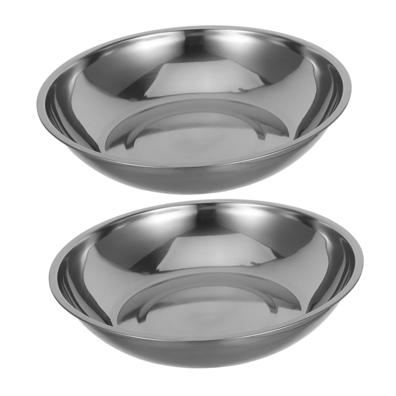 Ciieeo 2-Piece Stainless Steel Scale Tray Kitchen Scale Bowl Baking Bowl Small Baking Cooking