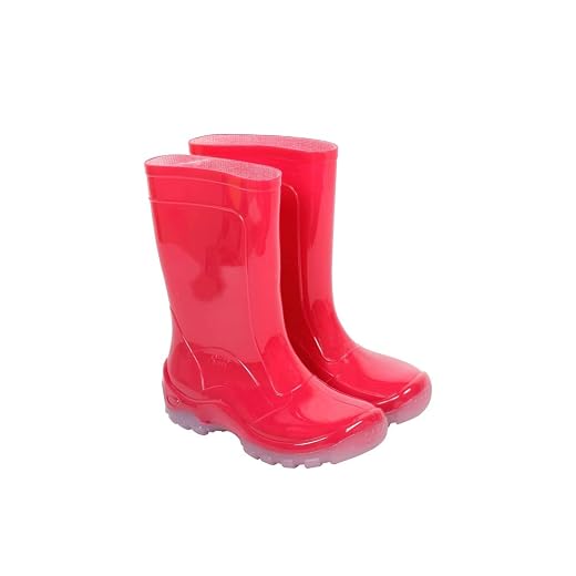 Bota Galocha Borracha Infantil Nieve Pink Calfor 30/31
