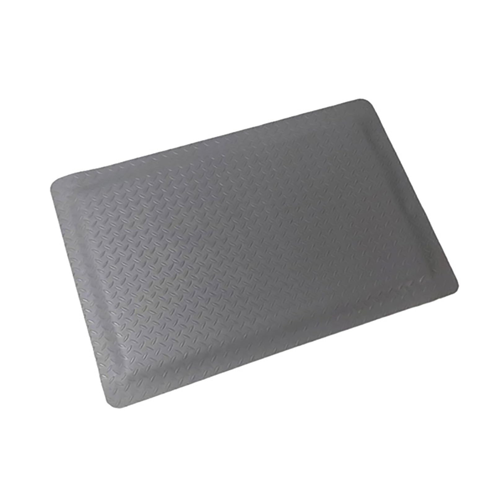 Alfombrilla de seguridad ergonómica antifatiga para estar de pie de 0.8 pulgadas de grosor, alfombra de cocina industrial, soporte para dolor de piernas y espalda, gris (90 x 60 cm)