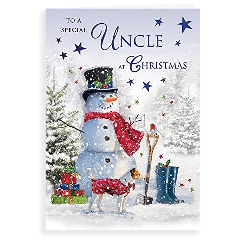 Regal Publishing Uncle Christmas Card - 9 x 6 inches Cover