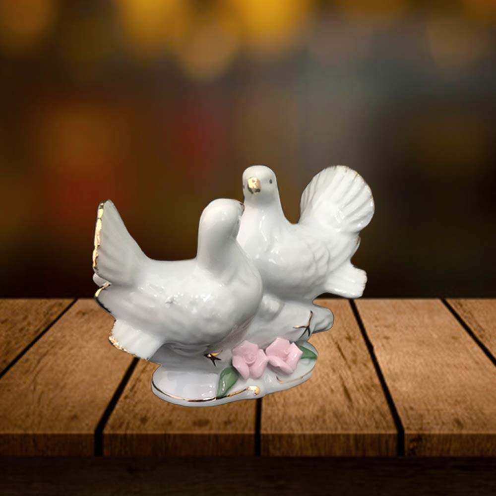 Buy Divya Mantra Feng Shui Vastu Love Birds White Dove Pair