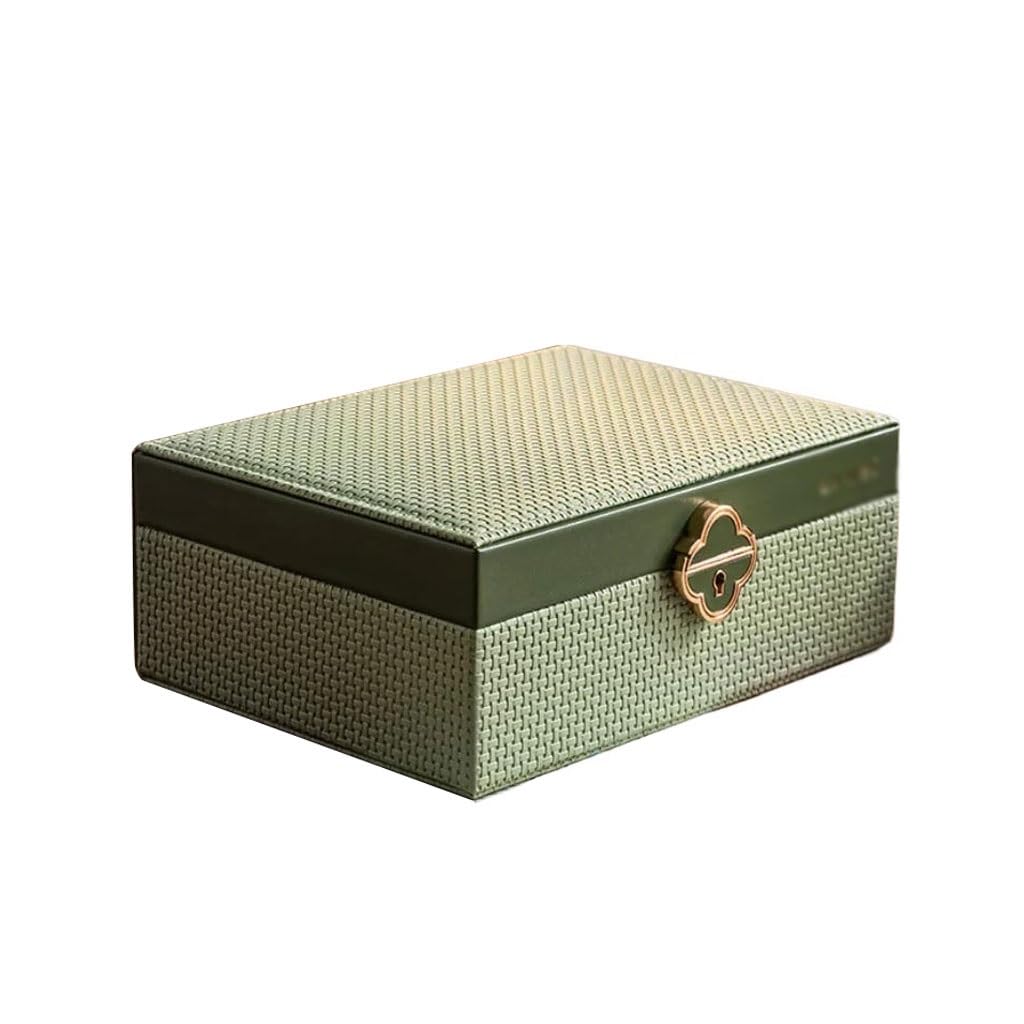 Boîte à bijoux uotmui le cadeau idéal grand rangement élégant avec miroir