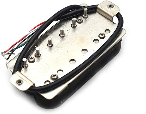 Miniatura 8 de SAPHUE Alnico 5 Humbucker Pickup - Juego de pastillas para guitarra eléctrica de doble bobina con cuello y puente con precableado y tornillos,