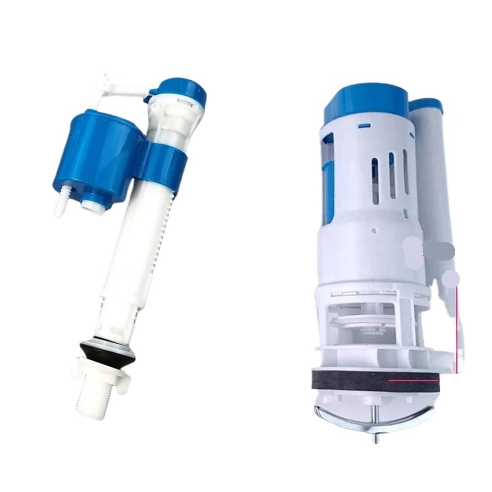 Padgcnor One Color Toilet Flush Valve Toilet Drain Intake Valve Tank Fittings Inlet Flush Water Saving Piece Cistern Mechanism Wc Kits(One-Pieces 28Cm B1)