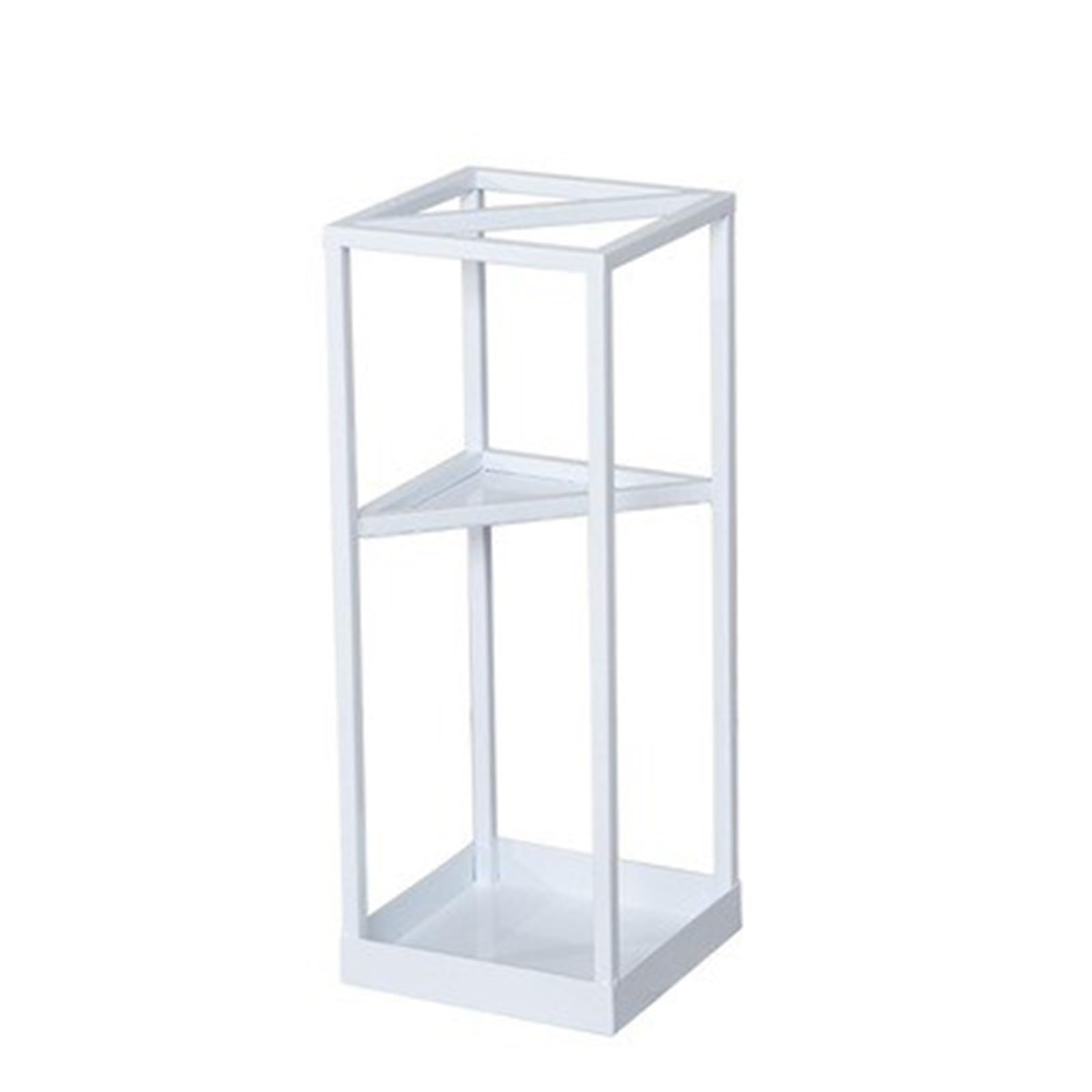 BHFPFZA Large Capacity Indoor Umbrella Stand, Metal Commercial Umbrella Holder, Square Display for Entryway, School Hallway Umbrella