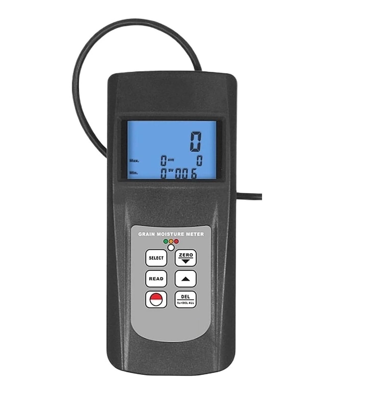 Amrttwy One Color Moisture Meter, Cup Grain Moisture Meter, Type 37, Contents Rice, Wheat, Corn, Soybean, Rapeseed, Coffee And Sorghum, Practical Reading