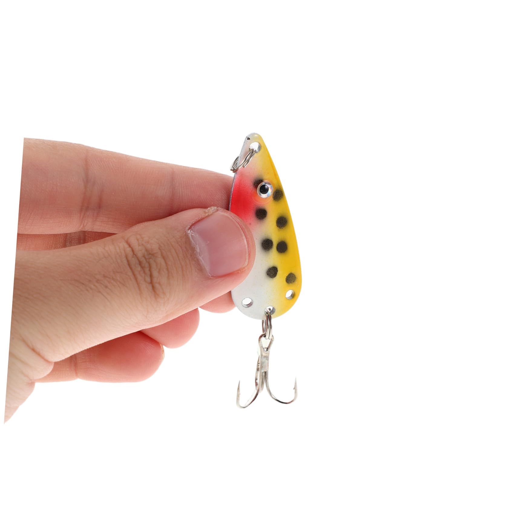 Toddmomy Señuelo de Pesca Realista 30 Piezas de Hierro con Forma de Pez