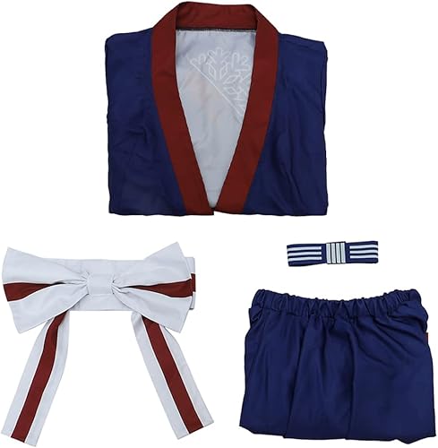 Vista 6 de WOSHOW Anime Hero Cosplay Costume Women Battle Lolita Kimono Dress Halloween Suit