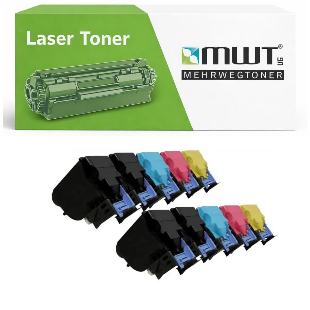 Mehrwegtoner Toner 10x kompatybilny z Konica Minolta Bizhub C3350 C3850 zastępuje TNP48 o 15% większej wydajności