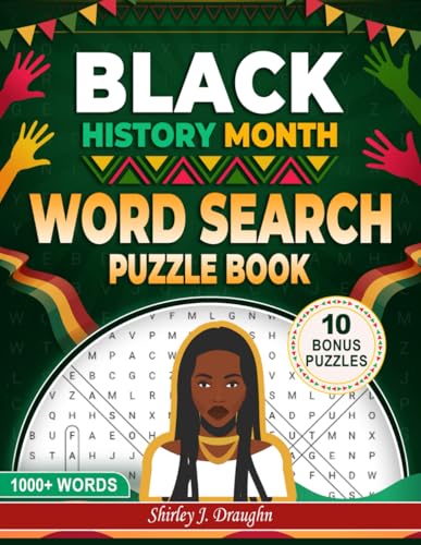 Black History Month Word Search Puzzle Book