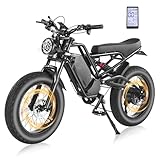 AKEZ 1500W Electric Bike: Dual-Purpose Design: 1. Commuter-Ready, Integrated LED headlight and ergonomic saddle for daily rides. 2. Leisure Optimized, Adjustable suspension fork and 7-speed gears for smooth trail transitions 48V 18Ah Removable Lithiu...