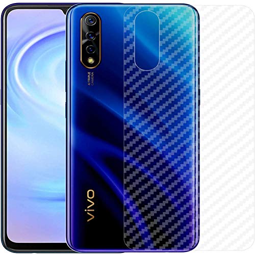 Image of Compatible with Vivo S1 Back Screen Protective Film Carbon Fiber Skin Transparent Screen Guard Sticker