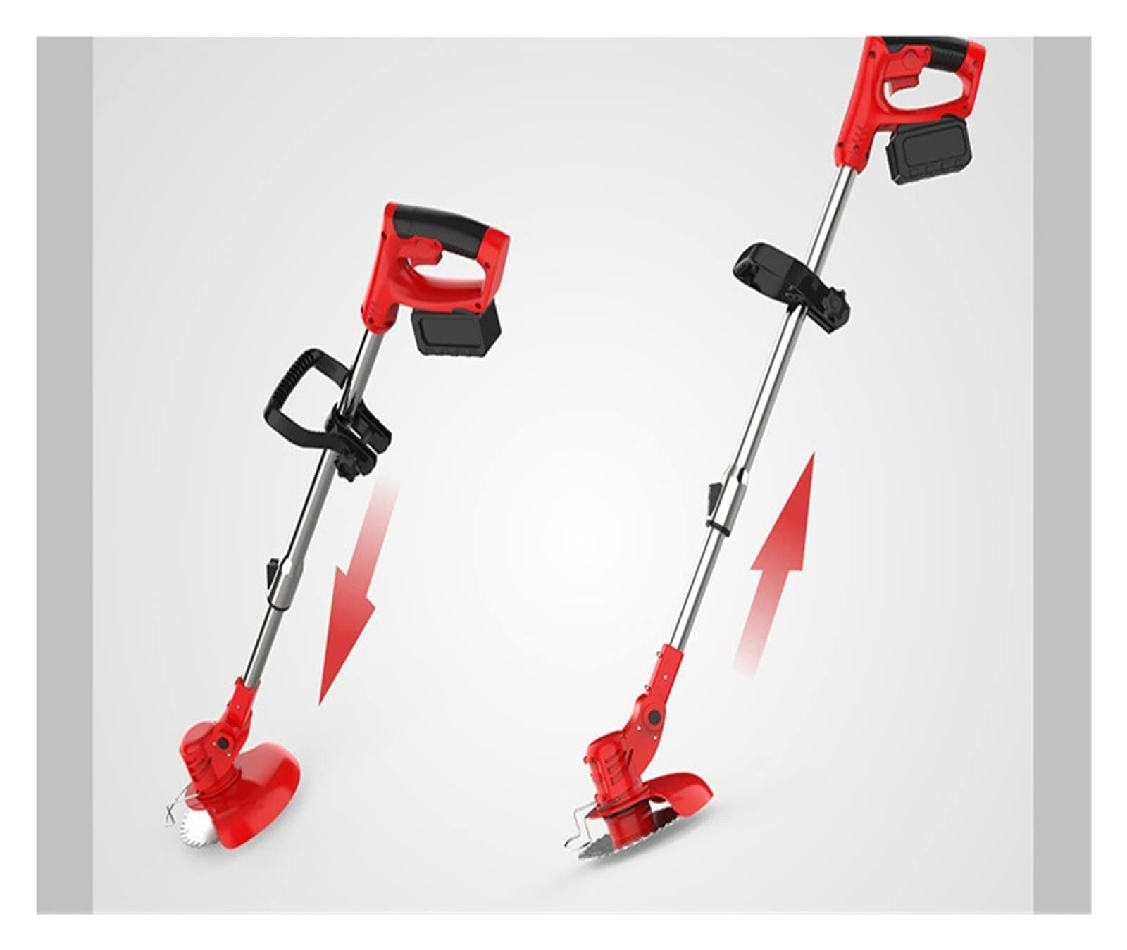 Tosaerba Elettrico al Litio Multifunzionale Piccolo Tosaerba Portatile al Litio Ricaricabile Manufatto da Diserbo(36TV Mower,One Charge)
