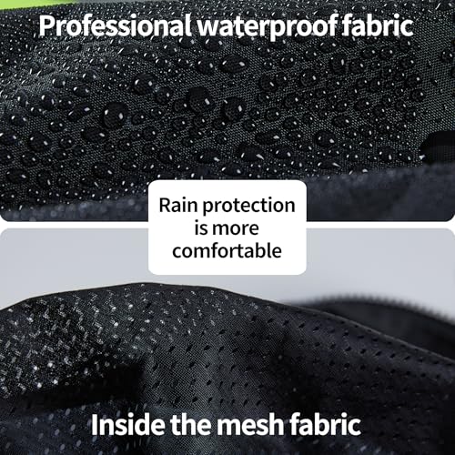 SRsafety High Visibility Rain Gear, Class 3 High Visibility Work Rain Gear for Men, Construction Rain Suits