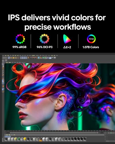 Image of Q34W 34 inch 4K Gaming Monitor, IPS Glossy (Honeycomb with Stand)