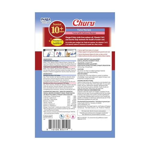 INABA Churu Senior Lickable Cat Treats, Tuna Variety, 20ct - image 8