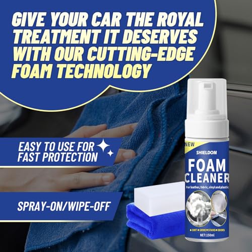 Shieldom FMCN Multifunctional Car Interior Foam Cleaner Cars Seat Cleaner Multi Purpose Foaming Deep Cleaning thumb #4