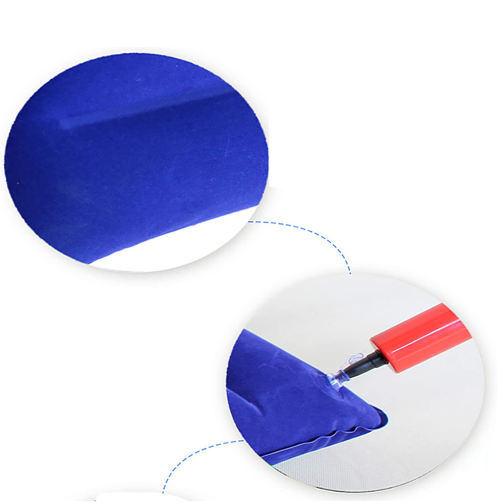 Cojín para silla de ruedas, cojín inflable para silla, cojín de asiento portátil inflable para ancianos postrados en cama, cojín para silla antiescaras Decubitus, cojín de aire para silla de rued