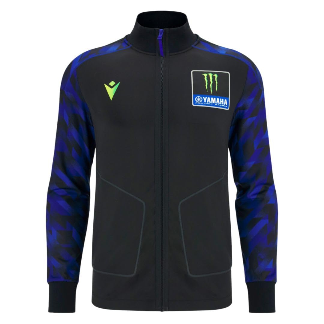 Macron Fan Gear Herren Sweatshirt mit Reißverschluss Monster Energy Yam Moto GP