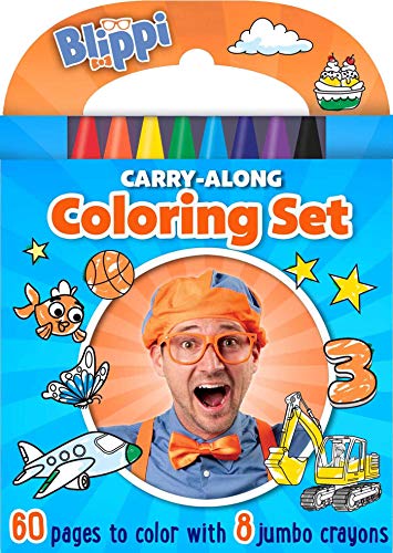 Blippi Carry-Along Coloring Set