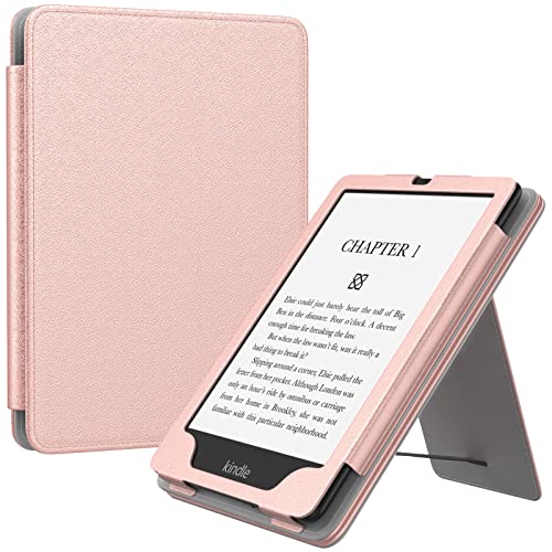 MoKo Funda para Kindle Paperwhite 11ª Generación (Modelo 2021) 6.8', PU Estuche Niño con Correa...