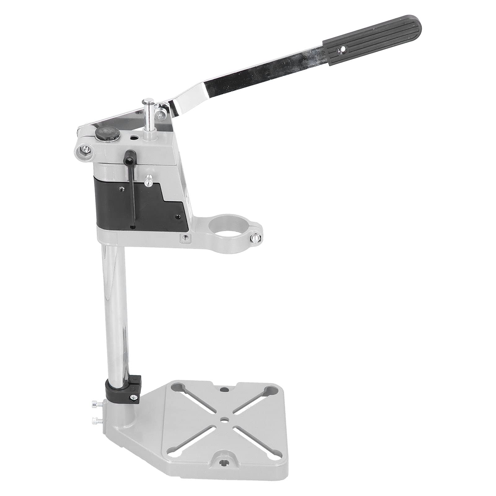 Hand Drill Stand, Support Benchtop Drilling Press Aluminum Alloy Base Adjustable Repair Tool for Workshop for Drilling Collet
