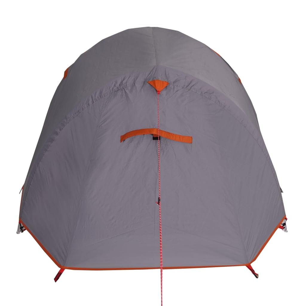 LAPOOH Tenda da Campeggio a Tunnel per 3 Persone Grigio e Arancione,Tende da Campeggio,Impermeabile & Antivento,Ideale per Campeggio e attività All'aperto-94602