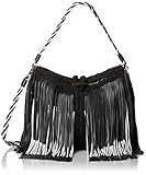 Sam Edelman Sierra Hobo Bag, Black/White, One Size