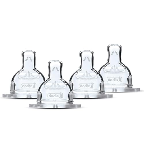 Dodie Lot de 4 Tétines Plates anti-coliques Sensation Débit 3