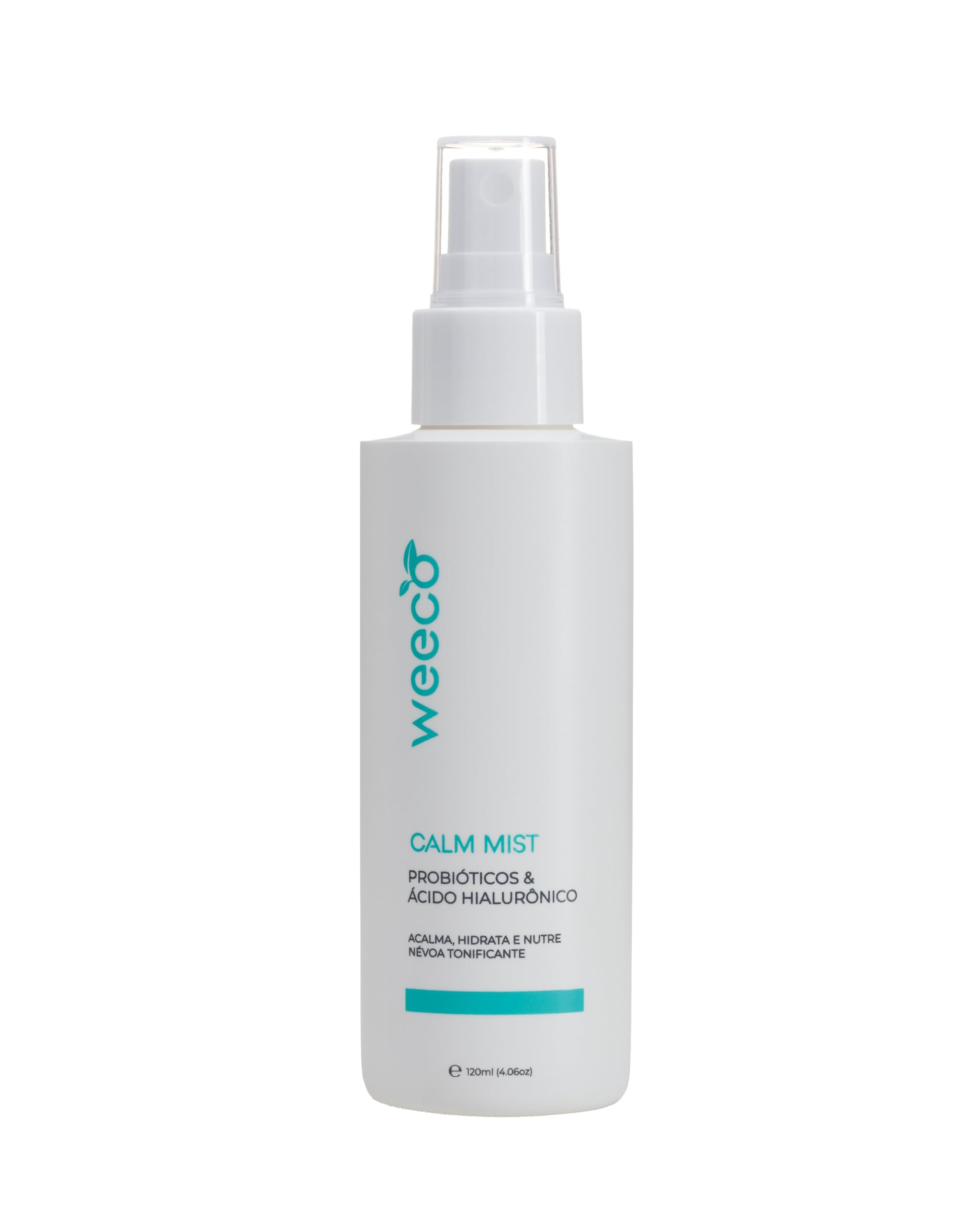 Spray Calmante e Hidratante Weeco 120ml – Hidrata, Acalma e Repara a Pele com Ácido Hialurônico e Probióticos – Todos os Tipos de Pele