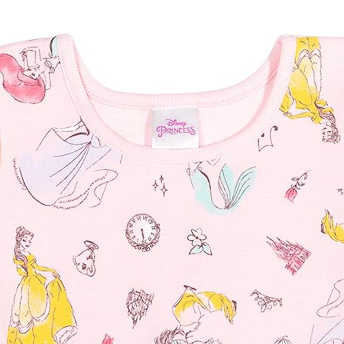 Disney Princess Big Girls' Skater Dress and Scrunchie Set Pink 10-12 - image 6