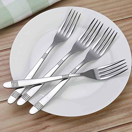 Callyne Forchette da tavola in 12 pezzi, forchetta...