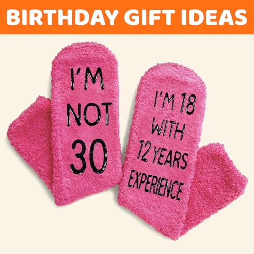 HAPPYPOP 30th Birthday Gifts Ideas for Men - Socks for 30 Year Olds Women Men 6