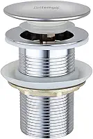 Válvula Click 1 1/4' Ralo Para Cuba Pia Banheiro Aço Inox 201 Prestige Beltempo