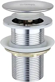 Válvula Click 1 1/4' Ralo Para Cuba Pia Banheiro Aço Inox 201 Prestige Beltempo