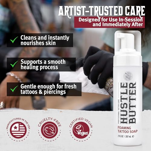 Hustle Bubbles Tattoo Aftercare Tattoo Soap - Image 3